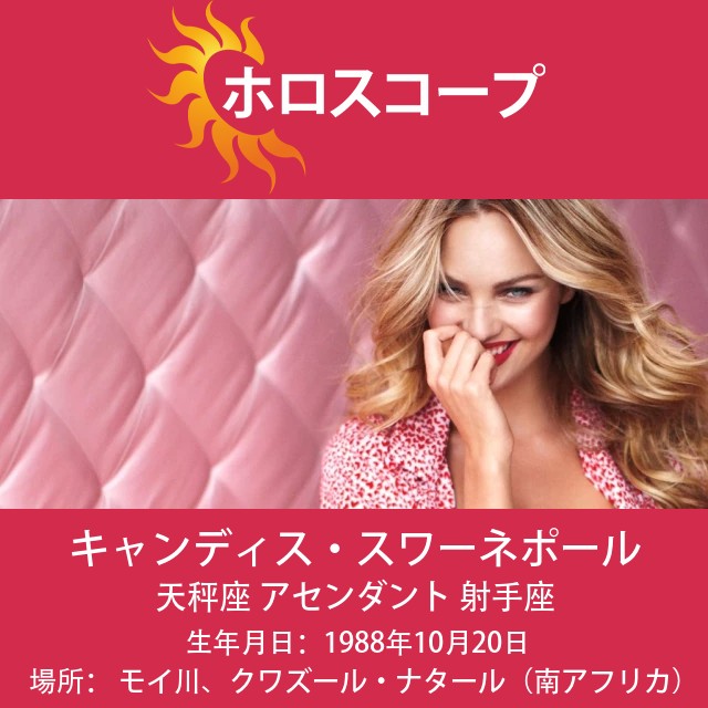 キャンディス・スワンポエル: 謎多き天秤座のセレブ
