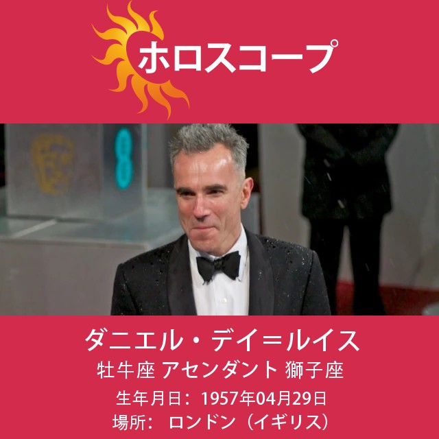 ダニエル・デイ=ルイス: 映画界の伝説的牡牛座俳優