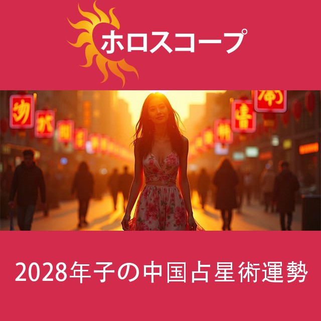 2028年子の中国占星術運勢