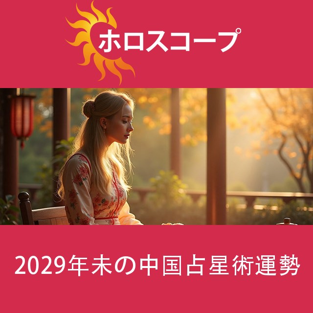 2029年未の中国占星術運勢