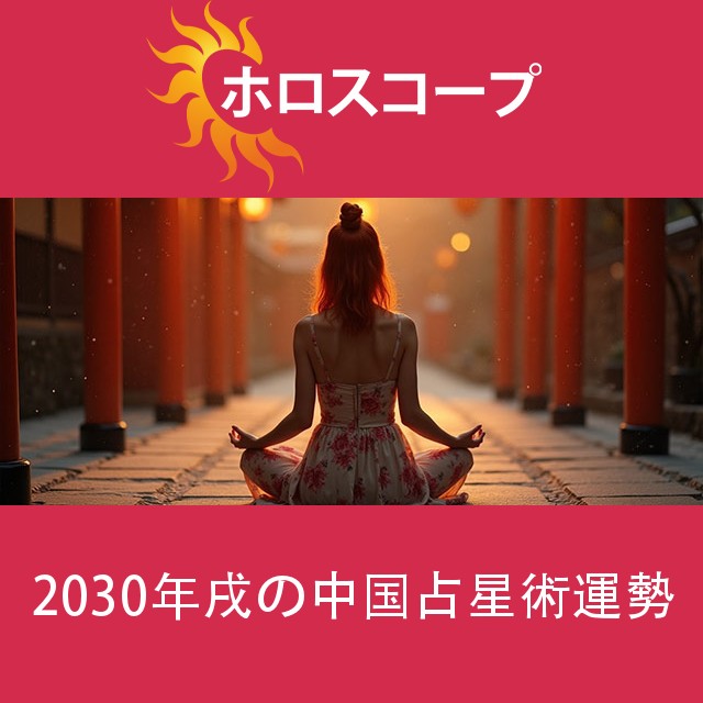 2030年戌の中国占星術運勢