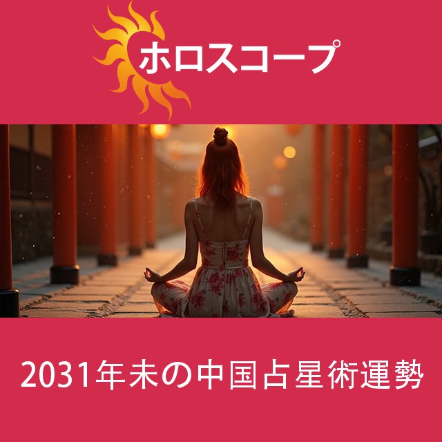 2031年未の中国占星術運勢