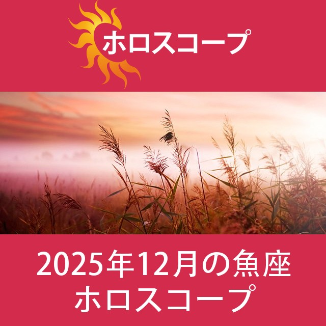 魚座 2025年12月 星座月運