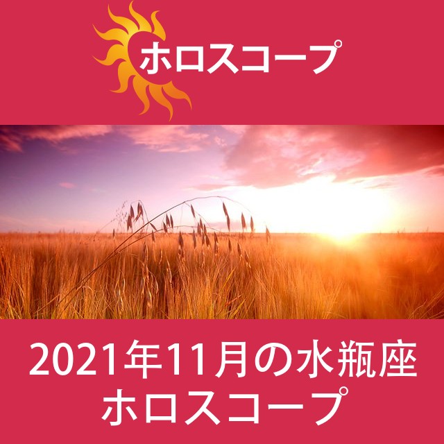 水瓶座 2021年11月 星座月運
