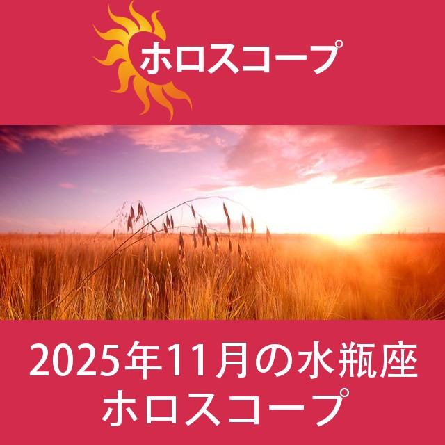 水瓶座 2025年11月 星座月運